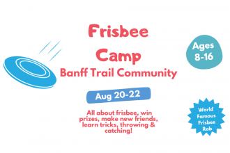 Frisbee Camp on the Banff Trail