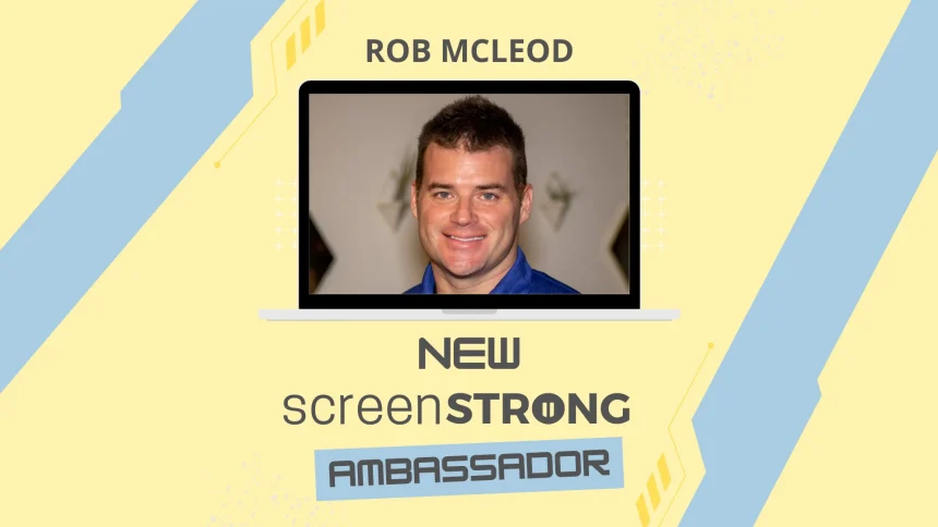 Generate single title from this title Leading: Frisbee Rob joins the ScreenStrong movement!
in 70 -100 characters. And it must return only title i dont want any extra information or introductory text with title e.g: " Here is a single title:"